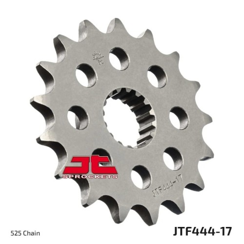 pinon de moto jt sprockets acero 17 dientes p 525 jtf444 17