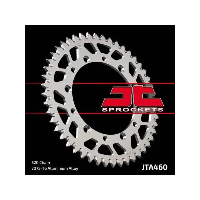 corona de aluminio moto 47 dientes 46047aljts