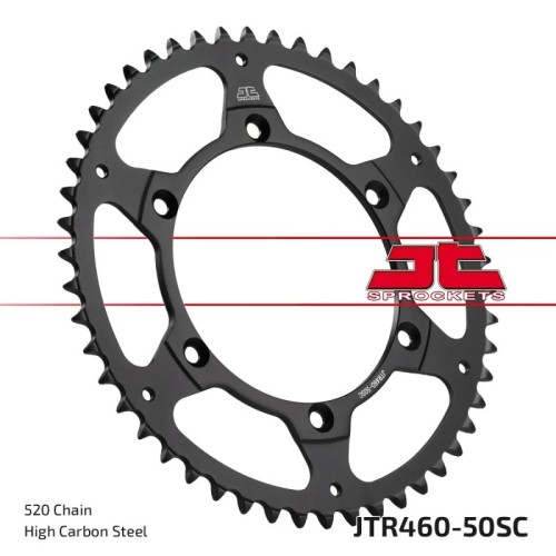 corona moto jt sprockets 520 50 dientes autolimpiable jtr460 50sc