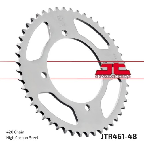 corona moto jt sprockets de acero de 48 dientes jtr461 48