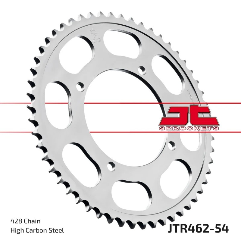 corona moto jt sprockets de acero de 54 dientes jtr462 54