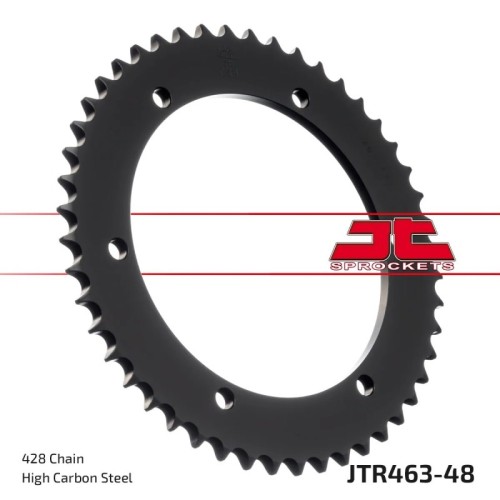 corona moto jt sprockets de acero de 48 dientes jtr463 48