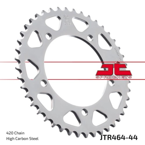 corona moto jt sprockets de acero de 44 dientes jtr464 44