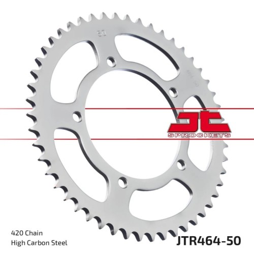 corona moto jt sprockets de acero de 50 dientes jtr464 50