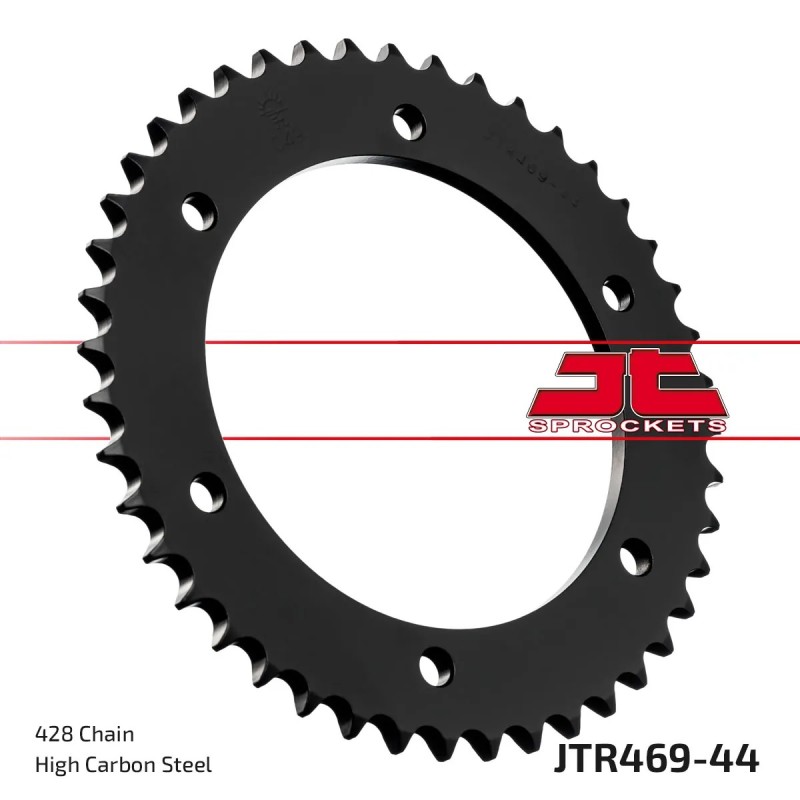 corona moto jt sprockets de acero de 44 dientes jtr469 44