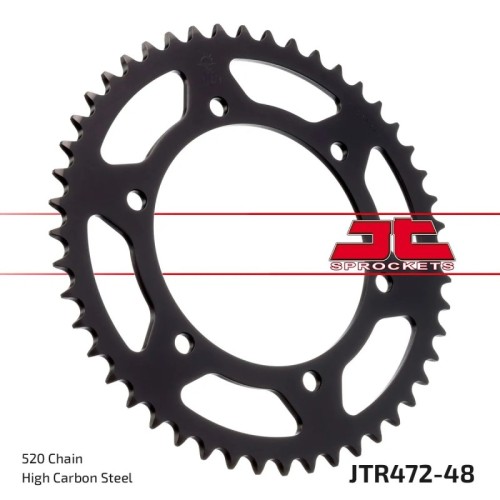 corona moto jt sprockets de acero de 48 dientes jtr472 48