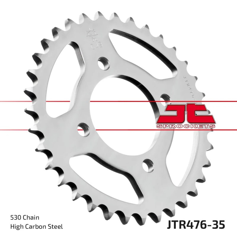 corona moto jt sprockets de acero de 35 dientes jtr476 35