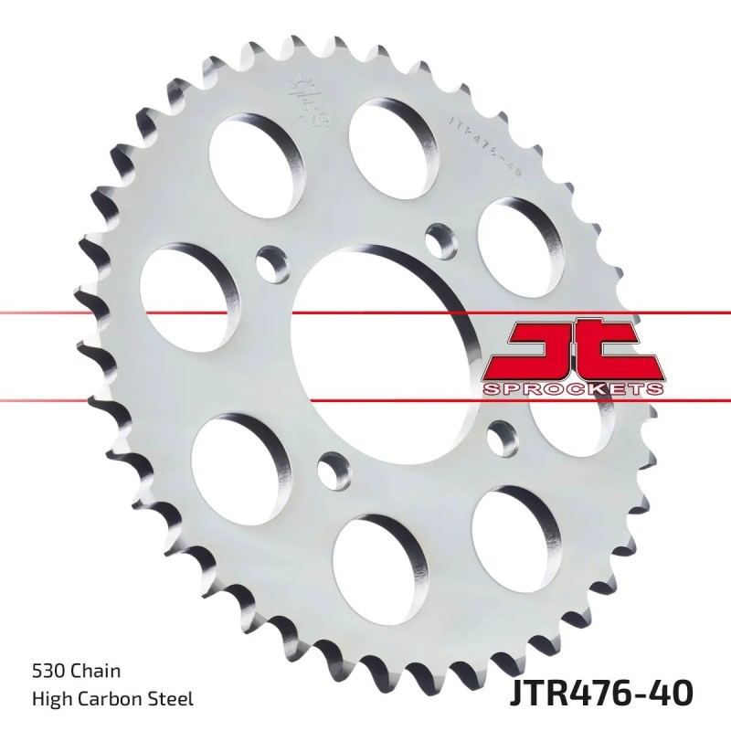 corona moto jt sprockets de acero de 40 dientes jtr476 40