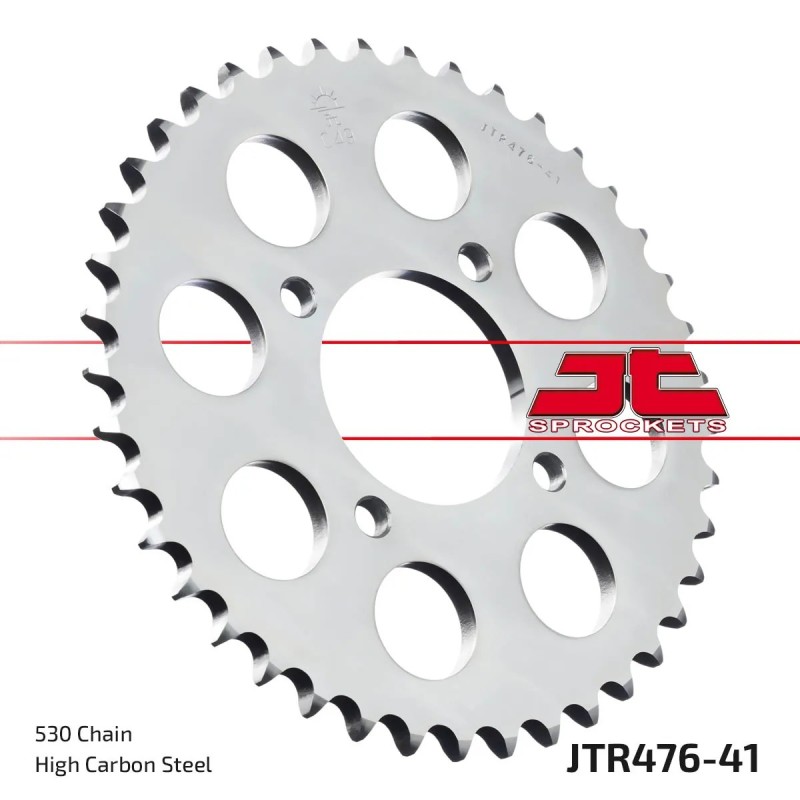 corona moto jt sprockets de acero de 41 dientes jtr476 41