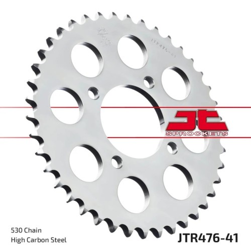 corona moto jt sprockets de acero de 41 dientes jtr476 41