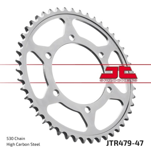 corona moto jt sprockets de acero de 47 dientes jtr479 47
