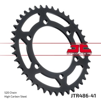 corona moto jt sprockets de acero de 41 dientes jtr486 41