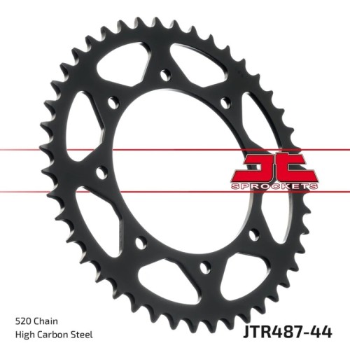 corona moto jt sprockets de acero de 44 dientes jtr487 44