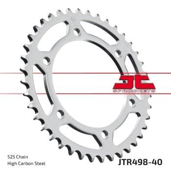corona moto jt sprockets de acero de 40 dientes jtr498 40