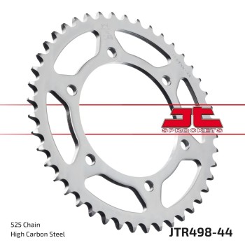 corona moto jt sprockets de acero de 44 dientes jtr498 44