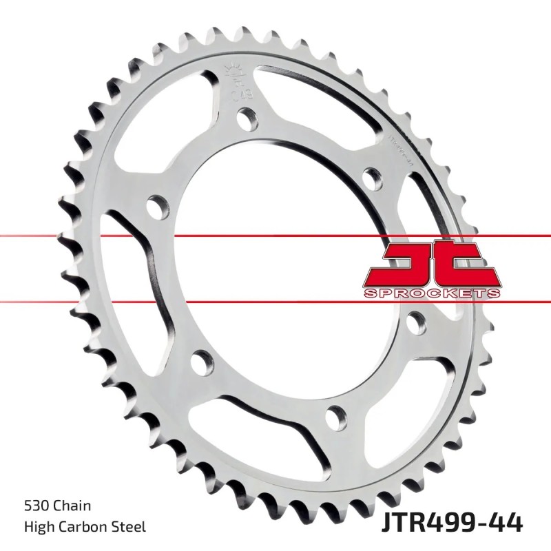 corona moto jt sprockets de acero de 44 dientes jtr499 44