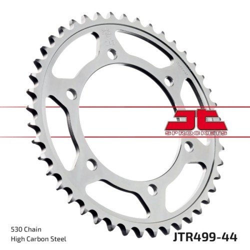 corona moto jt sprockets de acero de 44 dientes jtr499 44