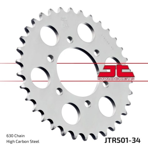 corona moto jt sprockets de acero de 34 dientes jtr501 34