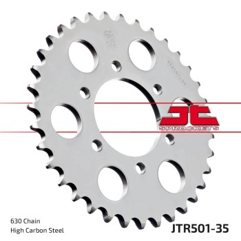 corona moto jt sprockets de acero de 35 dientes jtr501 35