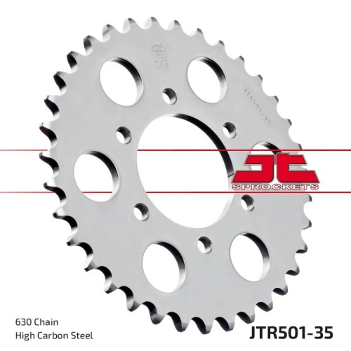 corona moto jt sprockets de acero de 35 dientes jtr501 35