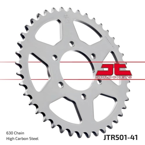 corona moto jt sprockets de acero de 41 dientes jtr501 41