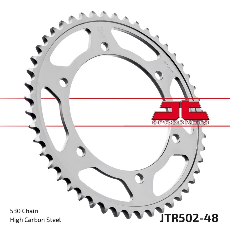 corona moto jt sprockets de acero de 48 dientes jtr502 48