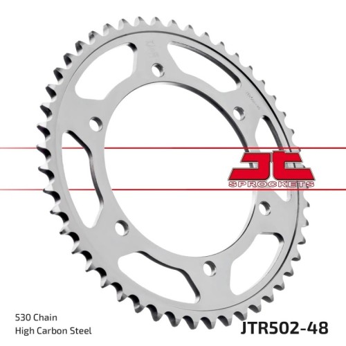 corona moto jt sprockets de acero de 48 dientes jtr502 48