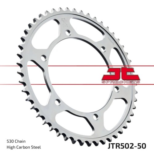 corona moto jt sprockets de acero de 50 dientes jtr502 50