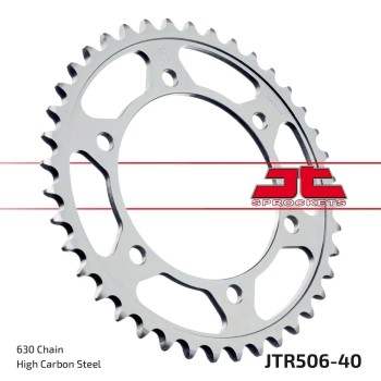 corona moto jt sprockets de acero de 40 dientes jtr506 40