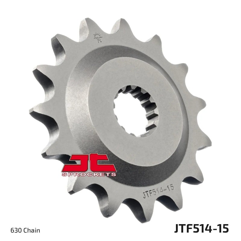 pinon de moto jt sprockets acero 15 dientes p 520 jtf514 15