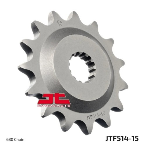 pinon de moto jt sprockets acero 15 dientes p 520 jtf514 15
