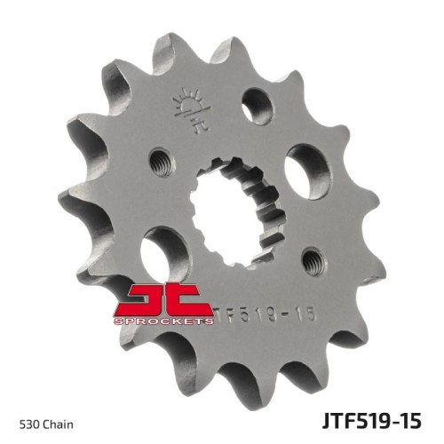 pinon de moto jt sprockets acero 15 dientes p 530 jtf519 15