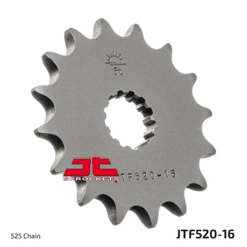 pinon moto jt sprockets acero 16 dientes jtf520 16