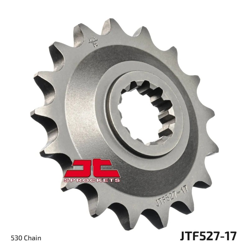 pinon de moto jt sprockets acero 17 dientes p 530 jtf527 17