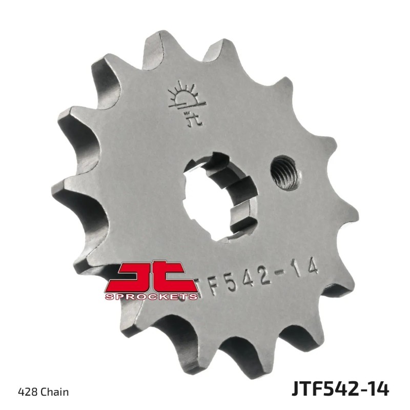 pinon moto jt sprockets acero 14 dientes jtf542 14