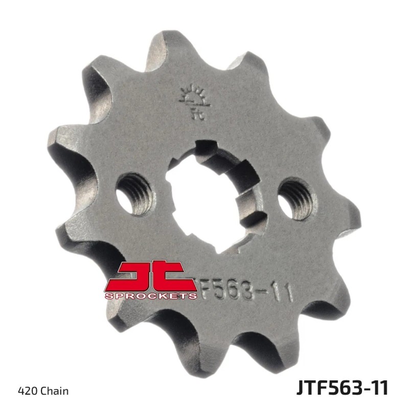 pinon de moto jt sprockets acero 11 dientes p 420 jtf563 11
