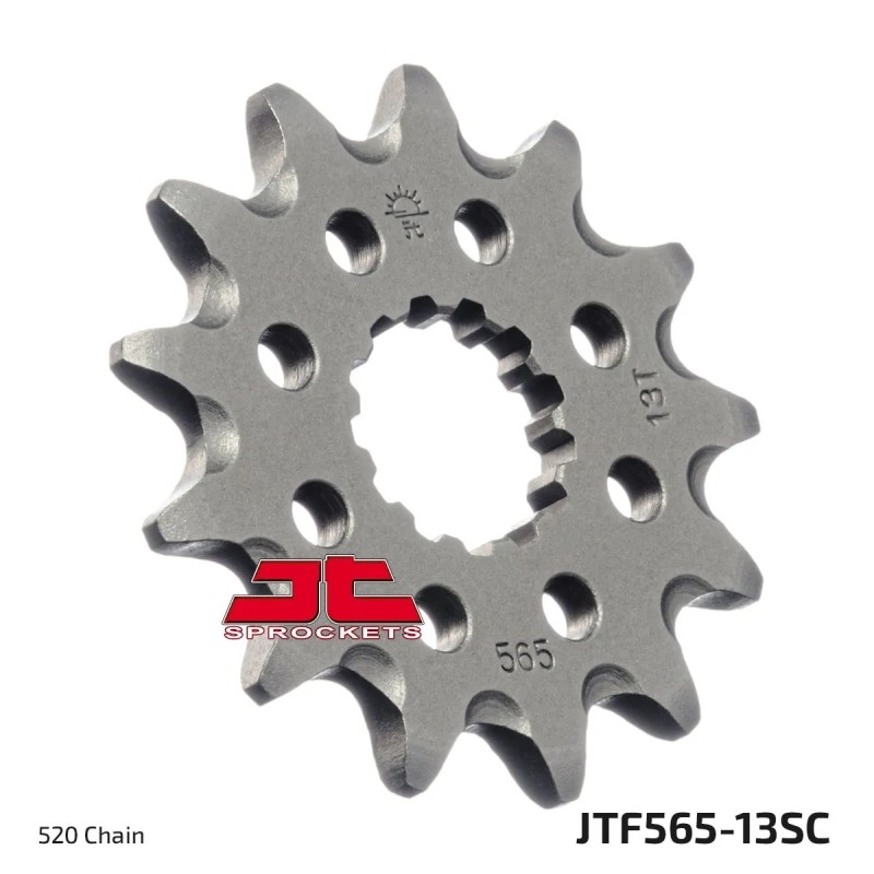 corona moto jt sprockets de acero de 13 dientes jtf565 13sc