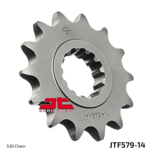 pinon de moto jt sprockets acero 14 dientes p 530 jtf579 14