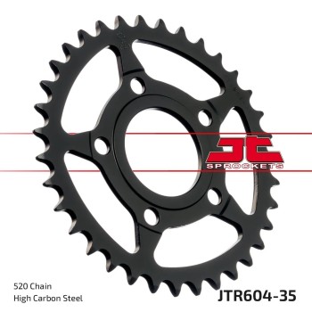 corona moto jt sprockets de acero de 35 dientes jtr604 35