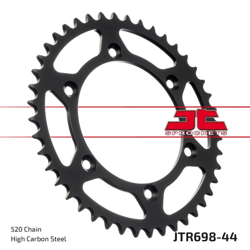 corona moto jt sprockets de acero de 44 dientes jtr698 44