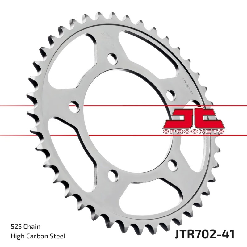 corona moto jt sprockets de acero de 41 dientes jtr702 41