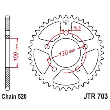 corona aprilia tuareg 660 42 th jt sprockets jtr703 42 2