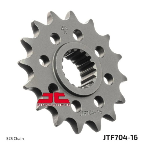 pinon moto jt sprockets acero 16 dientes jtf704 16