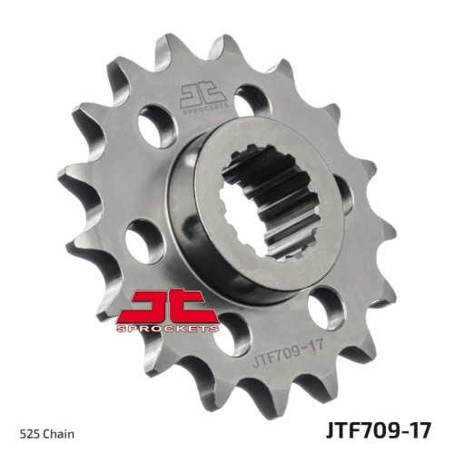 pinon de moto jt sprockets acero 17 dientes p 252 jtf709 17