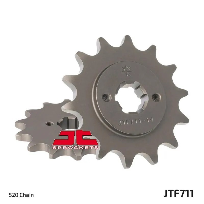 pinon de moto jt sprockets acero 11 dientes p 520 jtr711 11