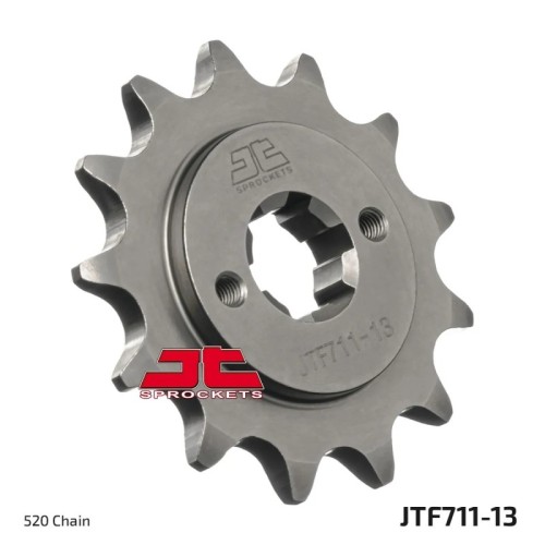 pinon de moto jt sprockets acero 13 dientes p 520 jtf711 13