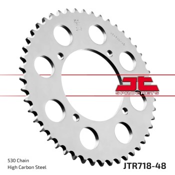 corona moto jt sprockets de acero de 48 dientes jtr718 48