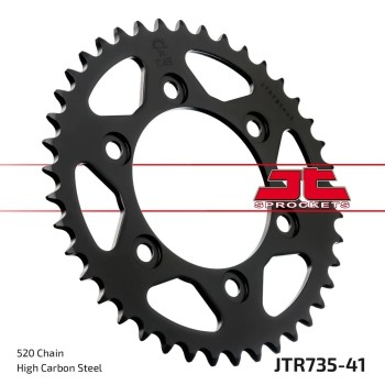 corona moto jt sprockets de acero de 41 dientes jtr735 41