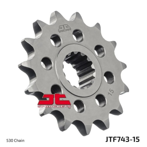 pinon moto jt sprockets acero 15 dientes jtf743 15