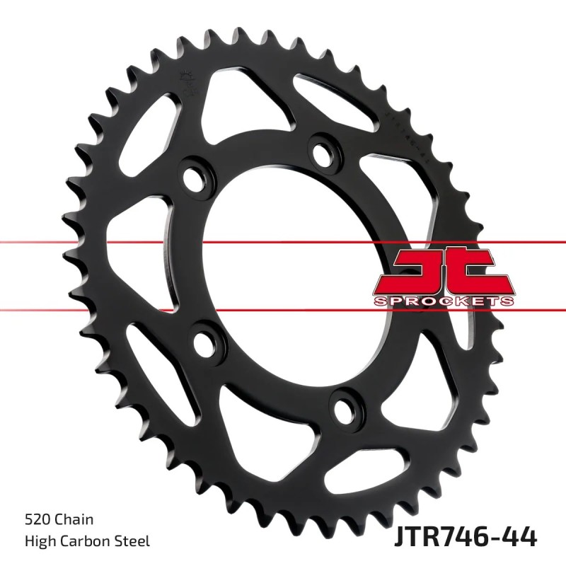 corona moto jt sprockets de acero de 44 dientes jtr746 44